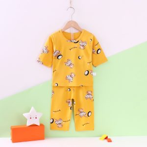 Ice porcelain cotton air-conditioning suit (eight-quarter sleeves) 130-160