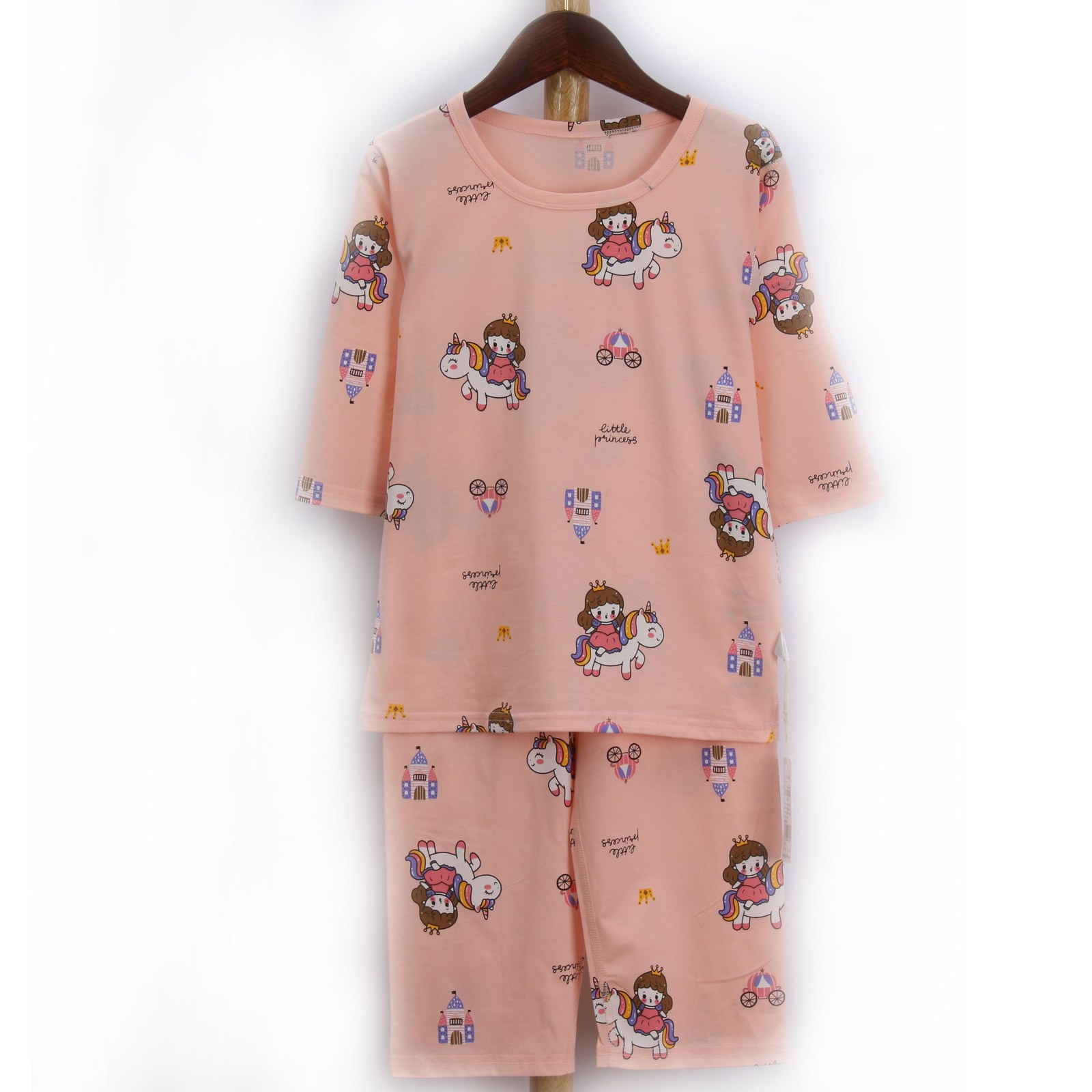 Ice porcelain cotton air-conditioning suit (eight-quarter sleeves) 130-160
