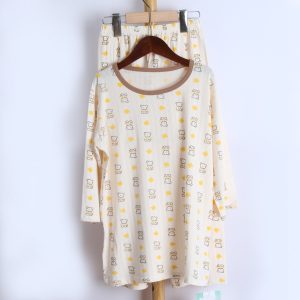 Striped jacquard air-conditioning suit (eight-quarter sleeves) 130-160