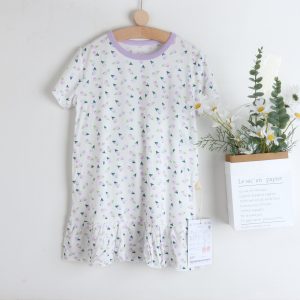 Short-sleeved princess nightgown 100-140