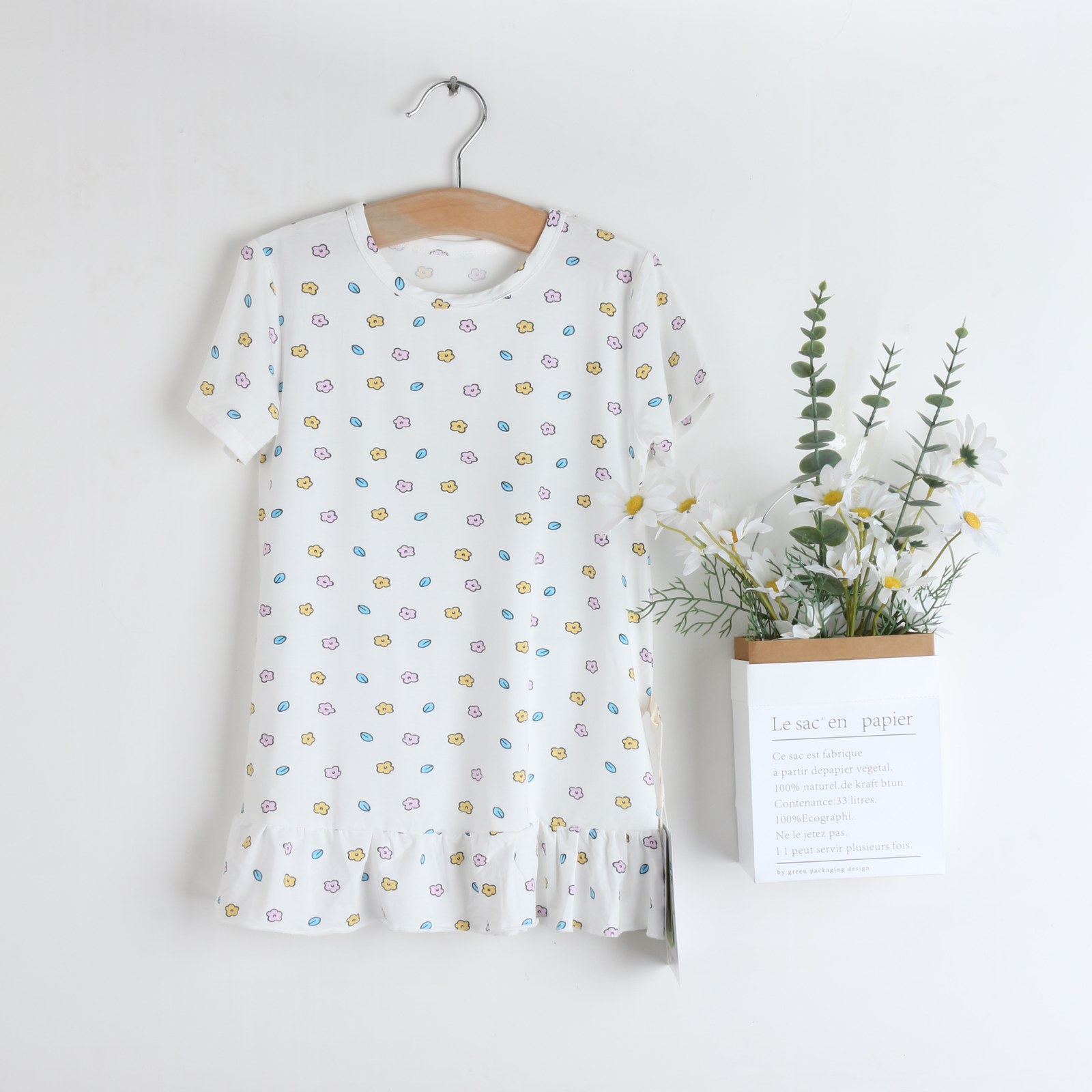 Short-sleeved princess nightgown 100-140