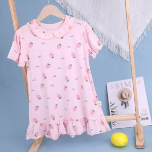 Short-sleeved princess nightgown 100-140
