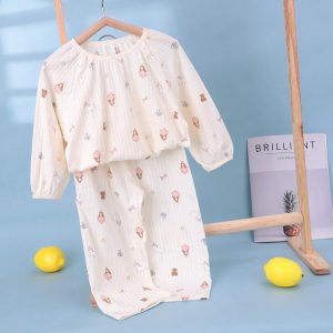 Version 2.0 air-washed cotton gauze home clothes 90-130