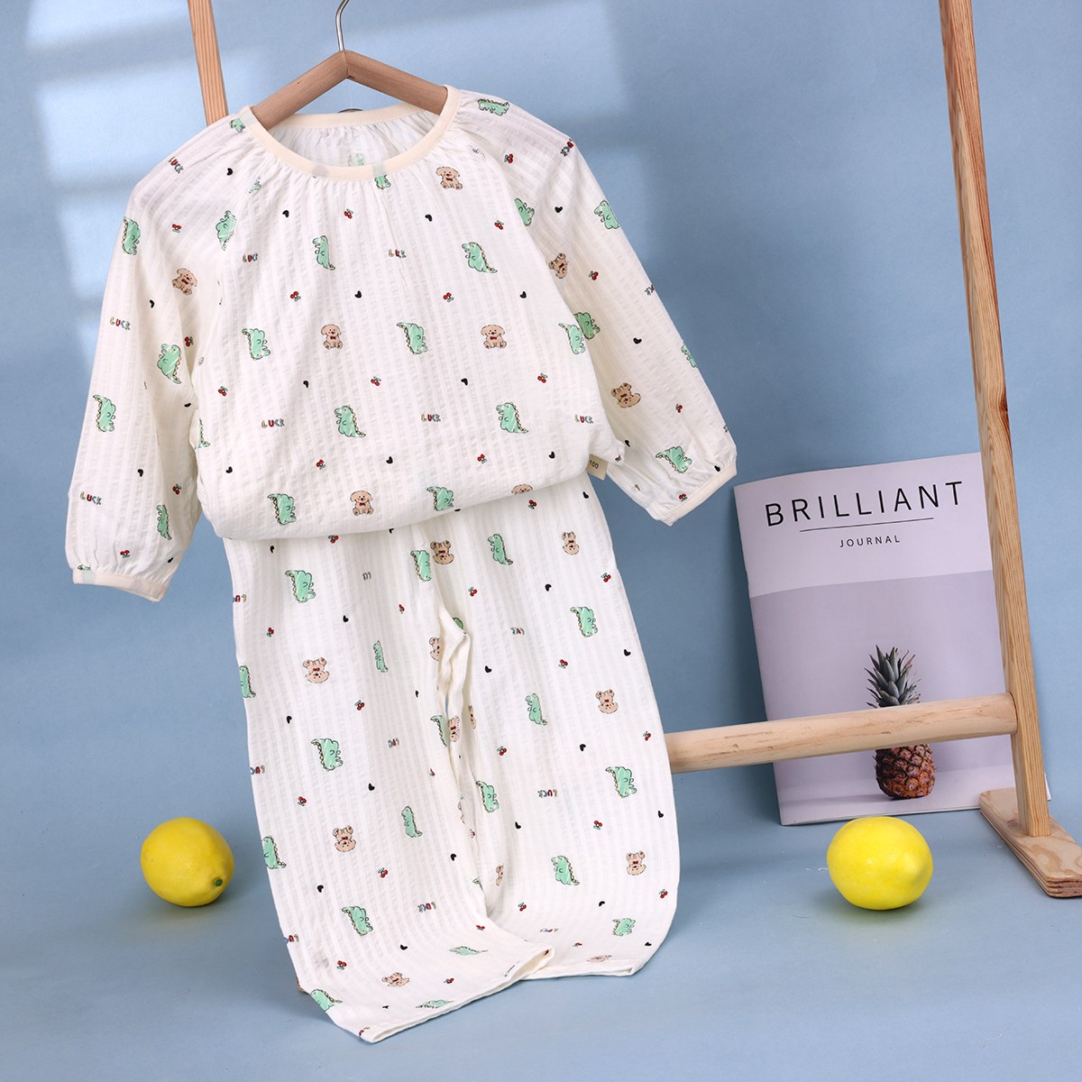 Version 2.0 air-washed cotton gauze home clothes 90-130