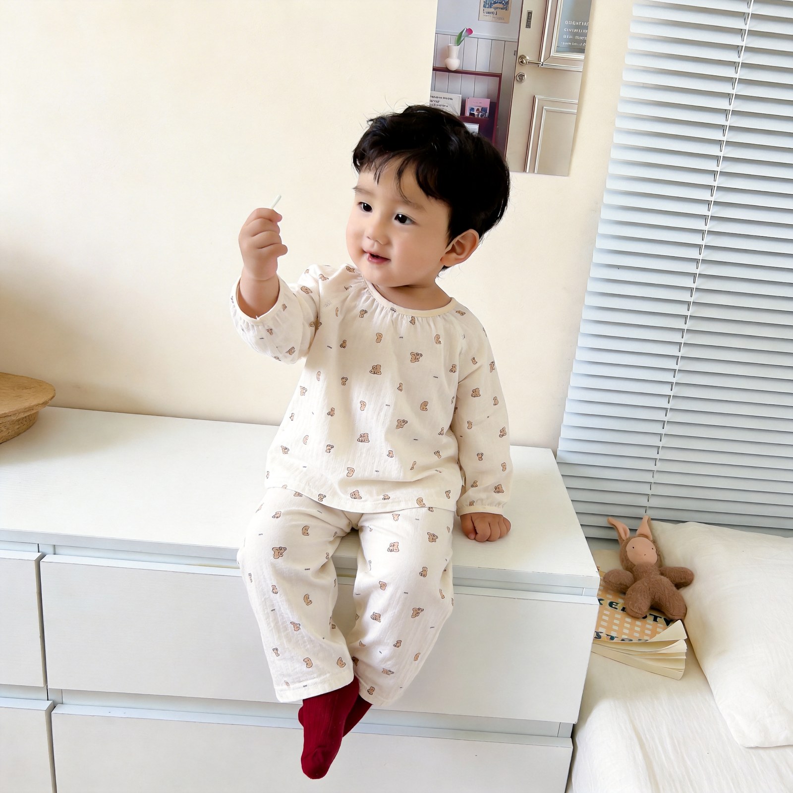 Version 2.0 air-washed cotton gauze home clothes 90-130
