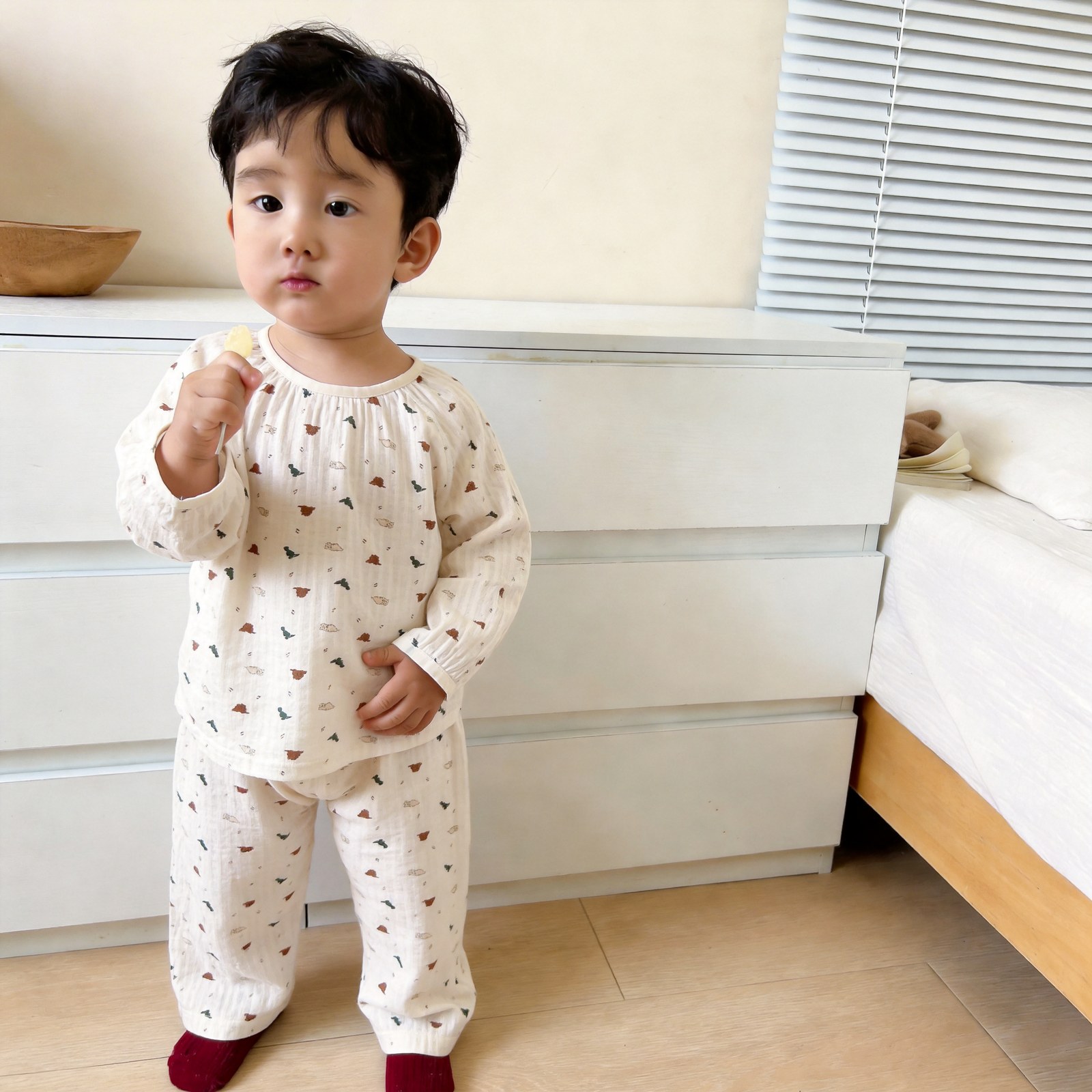 Version 2.0 air-washed cotton gauze home clothes 90-130