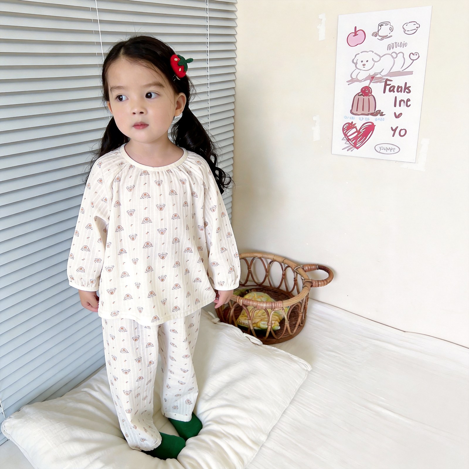 Version 2.0 air-washed cotton gauze home clothes 90-130