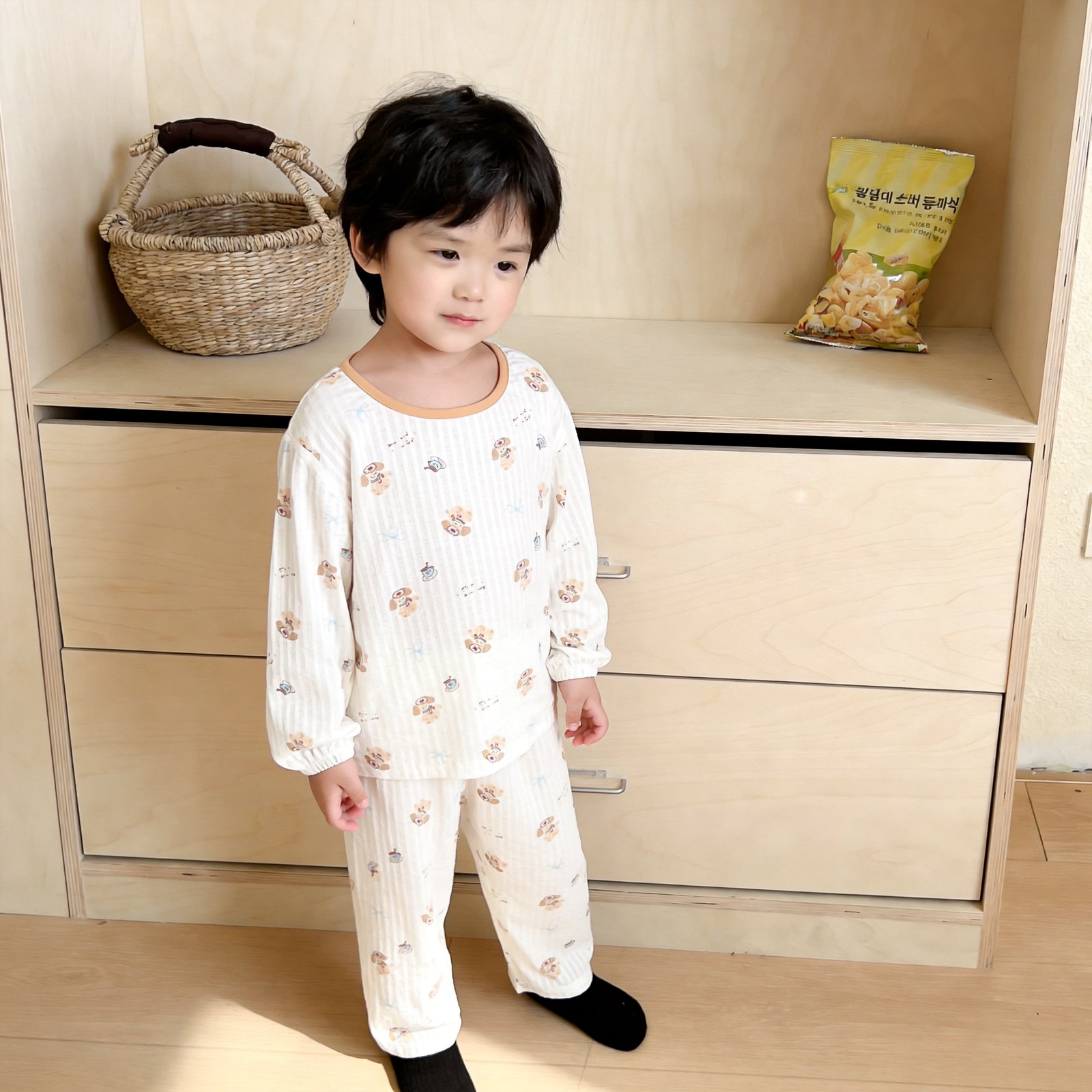 Version 2.0 air-washed cotton gauze home clothes 90-130