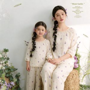 Version 2.0 air-washed cotton gauze home clothes M-L