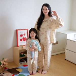 Version 2.0 air-washed cotton gauze home clothes M-L