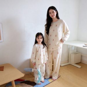 Version 2.0 air-washed cotton gauze home clothes M-L