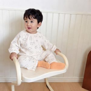 Pure cotton bubble cotton yarn children's home clothes 150-160