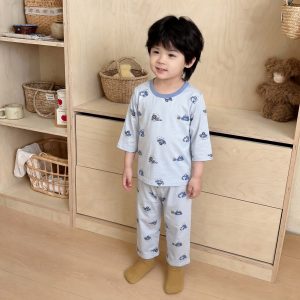 Beautiful cotton air-conditioning clothing 50.3% Lyocell 42.2% cotton 7.5% spandex (eight-quarter sleeves) 90-120