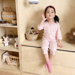 Beautiful cotton air-conditioning clothing 50.3% Lyocell 42.2% cotton 7.5% spandex (eight-quarter sleeves) 90-120