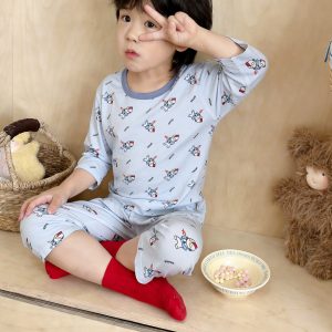 Beautiful cotton air-conditioning clothing 50.3% Lyocell 42.2% cotton 7.5% spandex (eight-quarter sleeves) 90-120