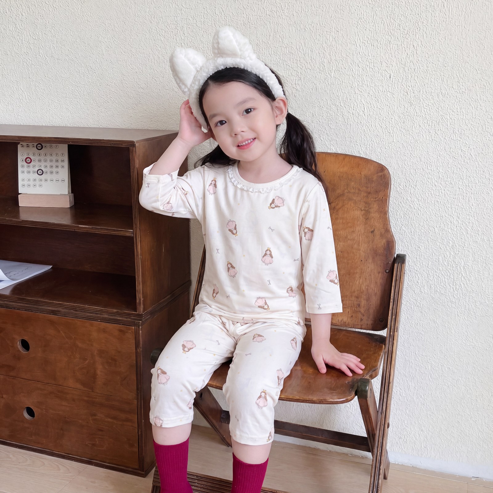 Beautiful cotton air-conditioning clothing 50.3% Lyocell 42.2% cotton 7.5% spandex (eight-quarter sleeves) 90-120