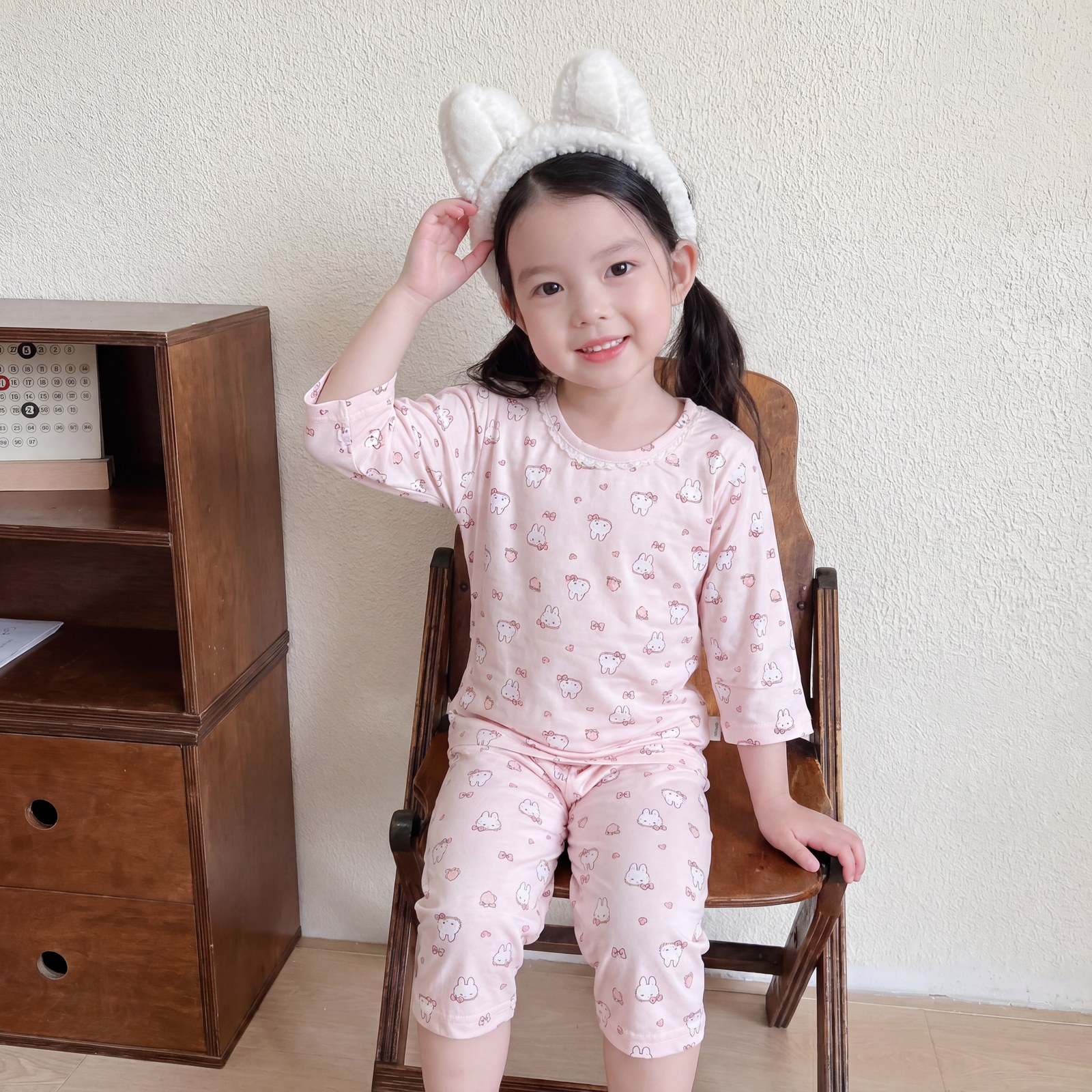 Beautiful cotton air-conditioning clothing 50.3% Lyocell 42.2% cotton 7.5% spandex (eight-quarter sleeves) 90-120