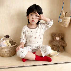 Beautiful cotton air-conditioning clothing 50.3% lyocell 42.2% cotton 7.5% spandex (eight-quarter sleeves) 130-160