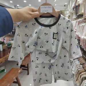 Beautiful cotton air-conditioning clothing 50.3% lyocell 42.2% cotton 7.5% spandex (eight-quarter sleeves) 130-160