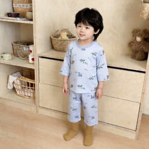 Beautiful cotton air-conditioning clothing 50.3% lyocell 42.2% cotton 7.5% spandex (eight-quarter sleeves) 100-120