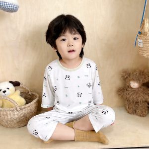 Beautiful cotton air-conditioning clothing 50.3% lyocell 42.2% cotton 7.5% spandex (eight-quarter sleeves) 100-120