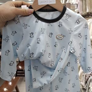Beautiful cotton air-conditioning clothing 50.3% lyocell 42.2% cotton 7.5% spandex (eight-quarter sleeves) 110-140