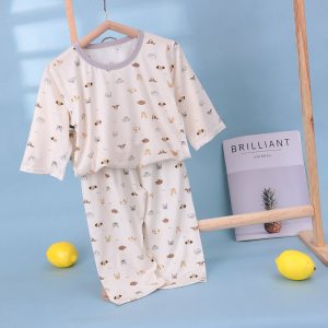 Bingshang cotton air-conditioned clothing 89.9% Lyocell 10.1% spandex (eight-quarter sleeves) 90-120
