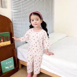 Bingshang cotton air-conditioned clothing 89.9% Lyocell 10.1% spandex (eight-quarter sleeves) 90-120