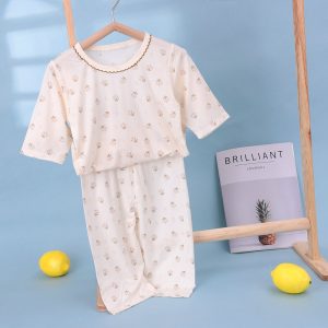 Bingshang cotton air-conditioned clothing 89.9% Lyocell 10.1% spandex (eight-quarter sleeves) 90-120