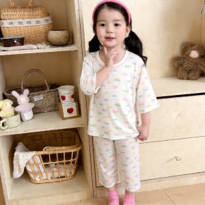 Bingshang cotton air-conditioned clothing 89.9% Lyocell 10.1% spandex (eight-quarter sleeves) 90-120