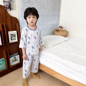 Bingshang cotton air-conditioned clothing 89.9% Lyocell 10.1% spandex (eight-quarter sleeves) 130-160