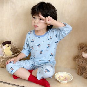 Bingshang cotton air-conditioned clothing 89.9% Lyocell 10.1% spandex (eight-quarter sleeves) 110-140