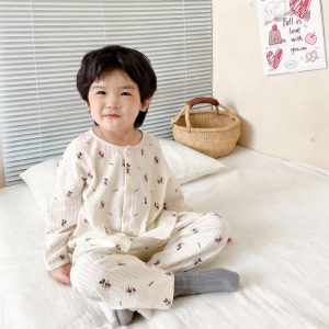 Version 2.0 air-washed cotton yarn home clothes (cardigan) 90-130