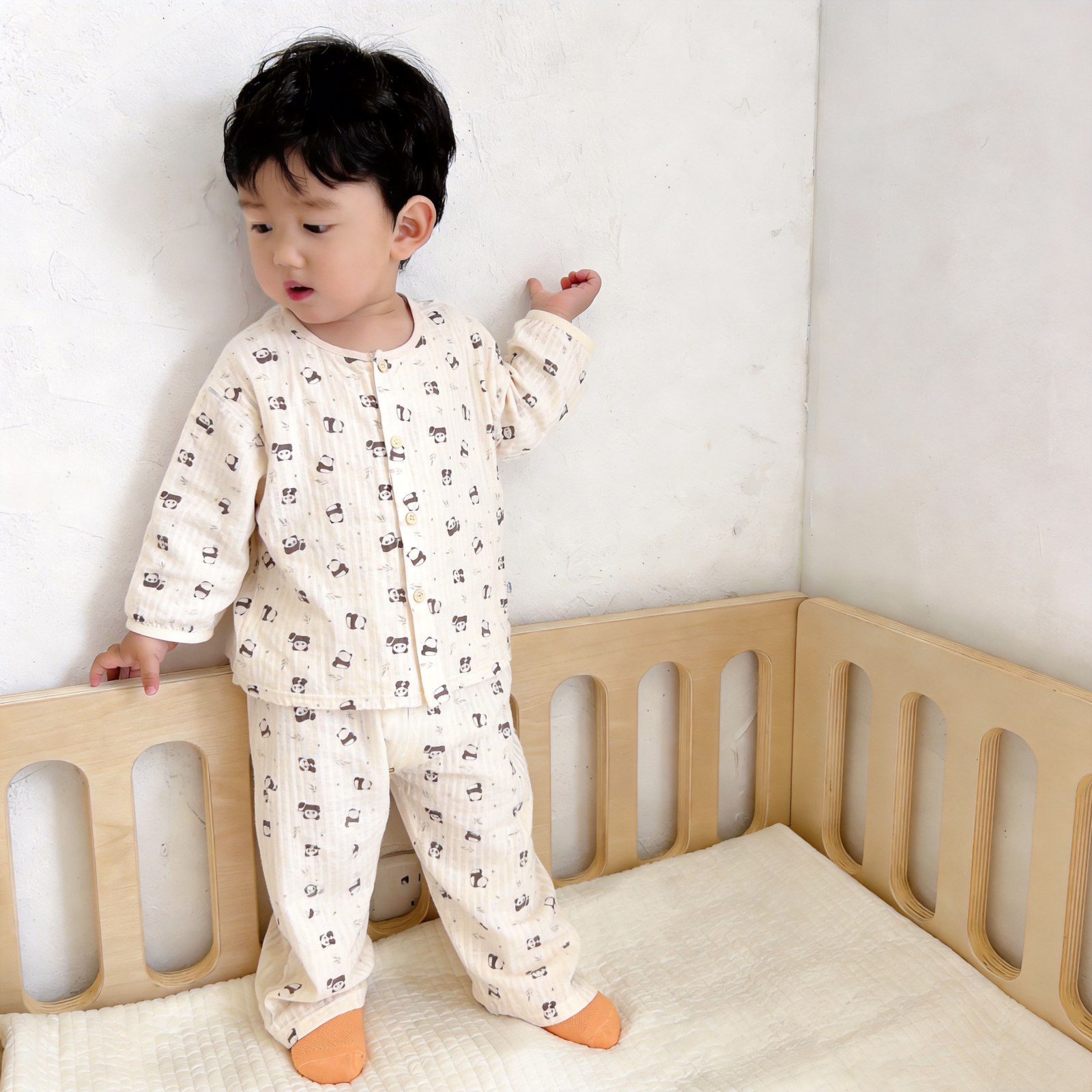 Version 2.0 air-washed cotton yarn home clothes (cardigan) 90-130