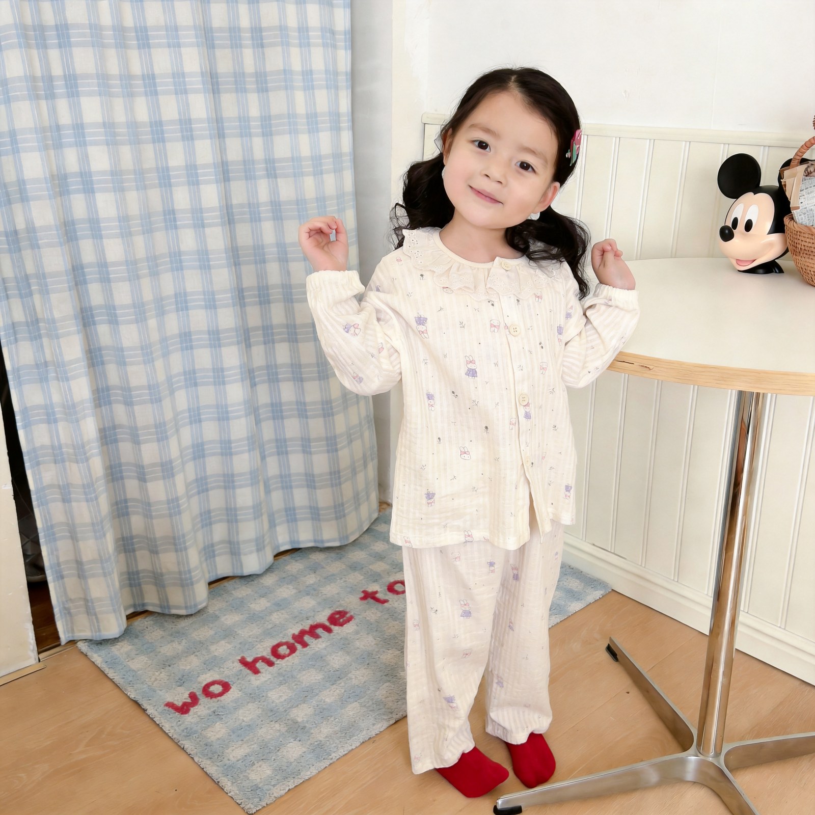 Version 2.0 air-washed cotton yarn home clothes (cardigan) 90-130