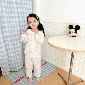 Version 2.0 air-washed cotton yarn home clothes (cardigan) 90-130