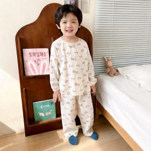 Version 2.0 air-washed cotton yarn home clothes (cardigan) 90-130