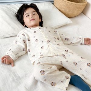 Version 2.0 air-washed cotton yarn home clothes (cardigan) 90-130