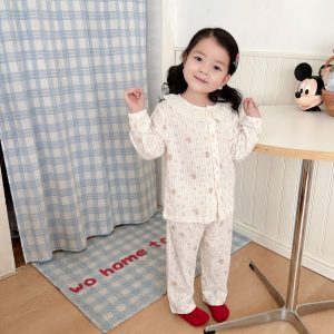 Version 2.0 air-washed cotton yarn home clothes (cardigan) 90-130