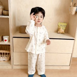 Version 2.0 air-washed cotton yarn home clothes (cardigan) 90-130