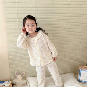Version 2.0 air-washed cotton yarn home clothes (cardigan) 90-130
