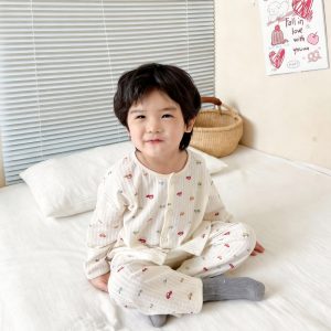 Version 2.0 air-washed cotton yarn home clothes (cardigan) 90-130