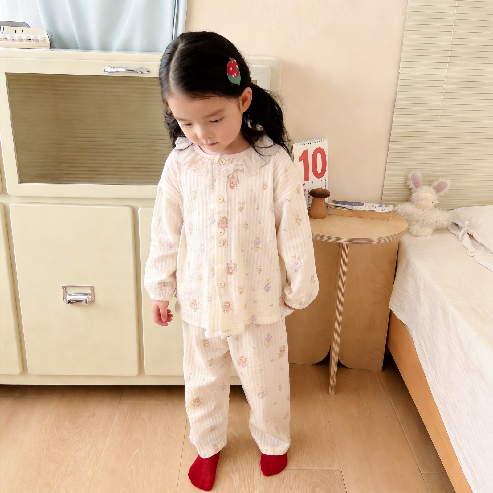 Version 2.0 air-washed cotton yarn home clothes (cardigan) 90-130