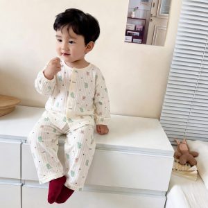 Version 2.0 air-washed cotton yarn home clothes (cardigan) 90-130