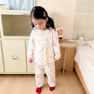 Version 2.0 air-washed cotton yarn home clothes (cardigan) 90-130