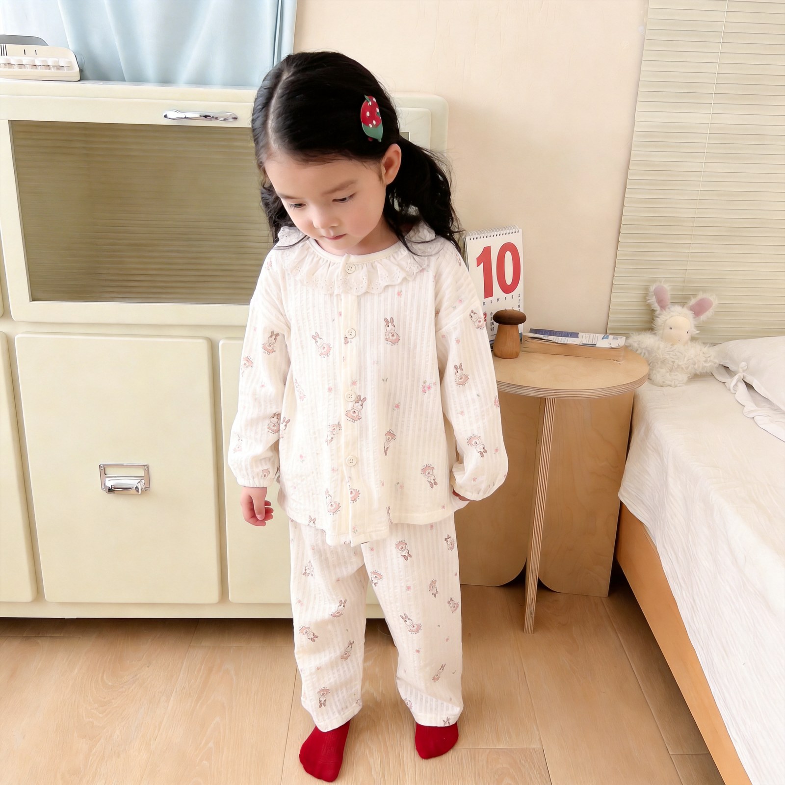 Version 2.0 air-washed cotton yarn home clothes (cardigan) 90-130