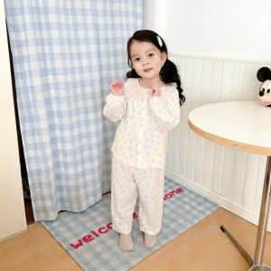 Version 2.0 air-washed cotton yarn home clothes (cardigan) 90-130