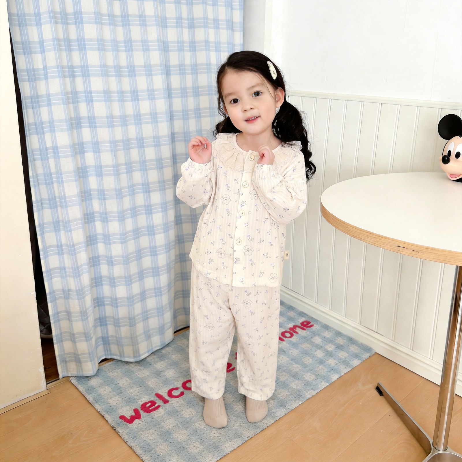 Version 2.0 air-washed cotton yarn home clothes (cardigan) 90-130
