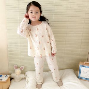 Version 2.0 air-washed cotton yarn home clothes (cardigan) 90-130