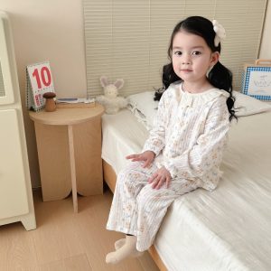Version 2.0 air-washed cotton yarn home clothes (cardigan) 90-130